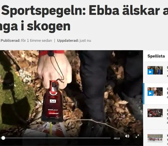 Orientering i Lilla Sportspegeln: "Känsla och kompisar"